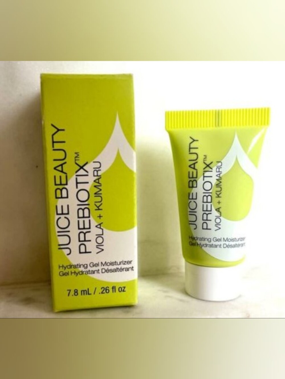 X2 Juice Beauty Prebiotix Viola + Kumaru Hydrating Gel Moisturizer BNIB